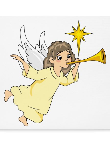 Cartoonish_angel_is_playing_the_flute