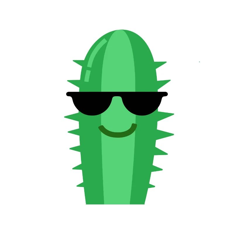 Cooler Kaktus