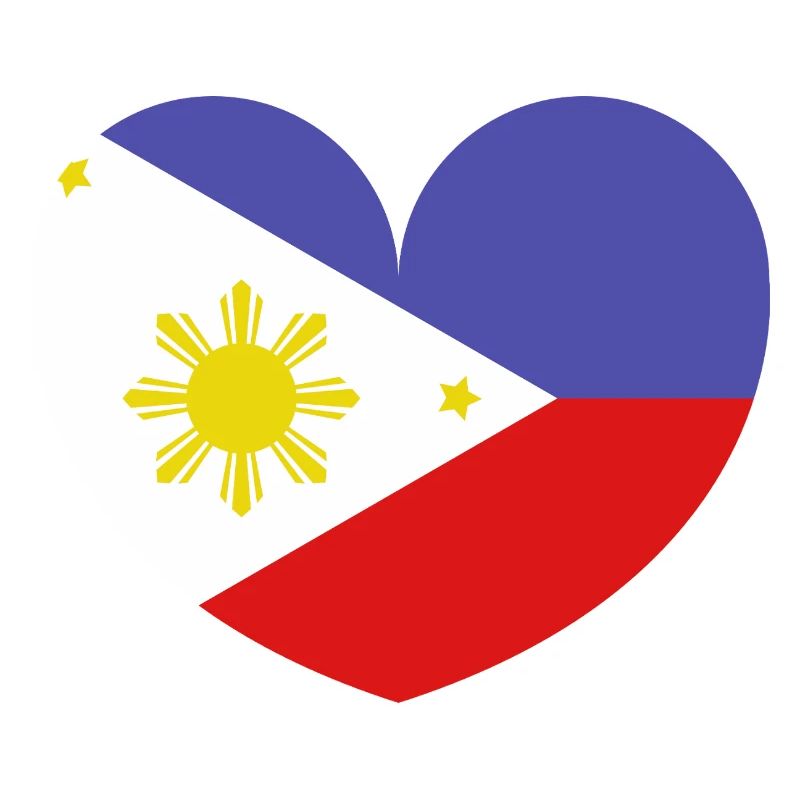 Philippinische Herzflagge