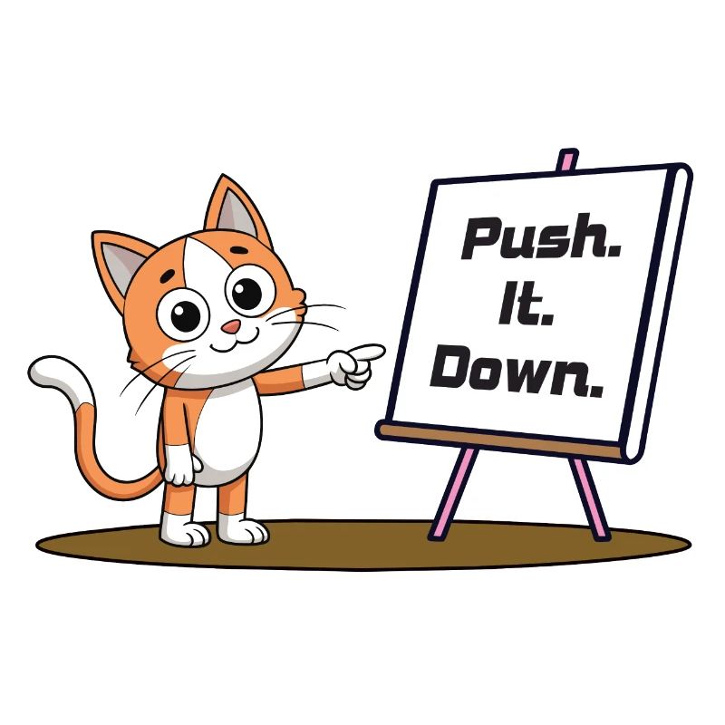 Push. It. Down.