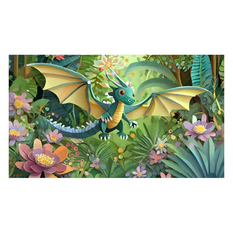 Drache im Urwald
