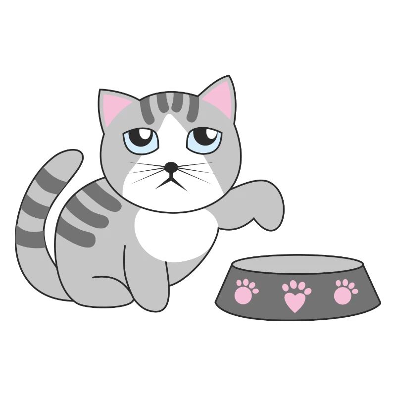 Hungrige Katze