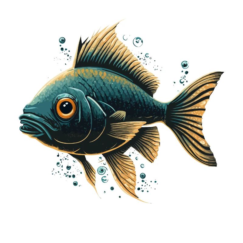 Schöne Fisch Illustration