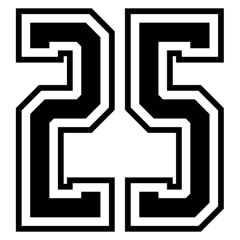 25 Zahl nummer