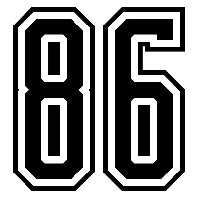 86 Zahl nummer