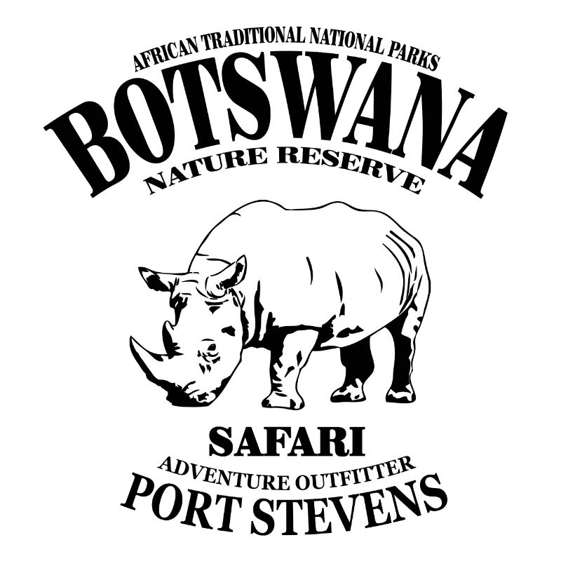 Botswana - Nashorn