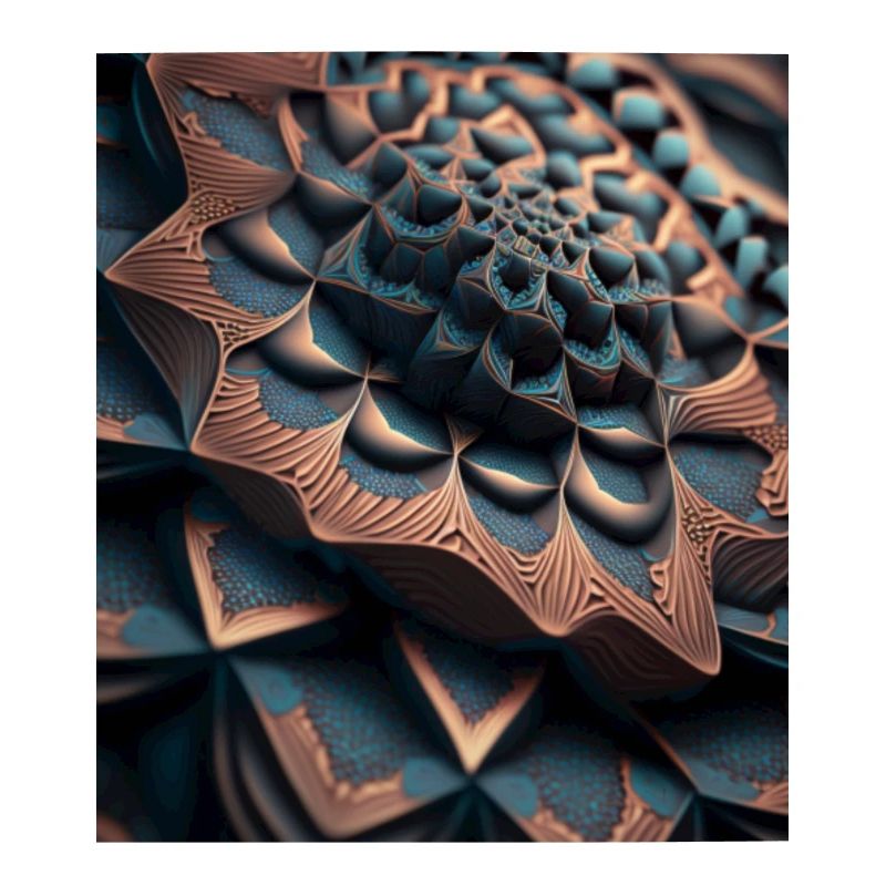 Si-Fi, pattern, abstract, orange, black