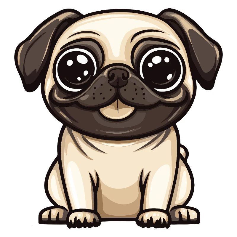 Pug Hund Niedlich