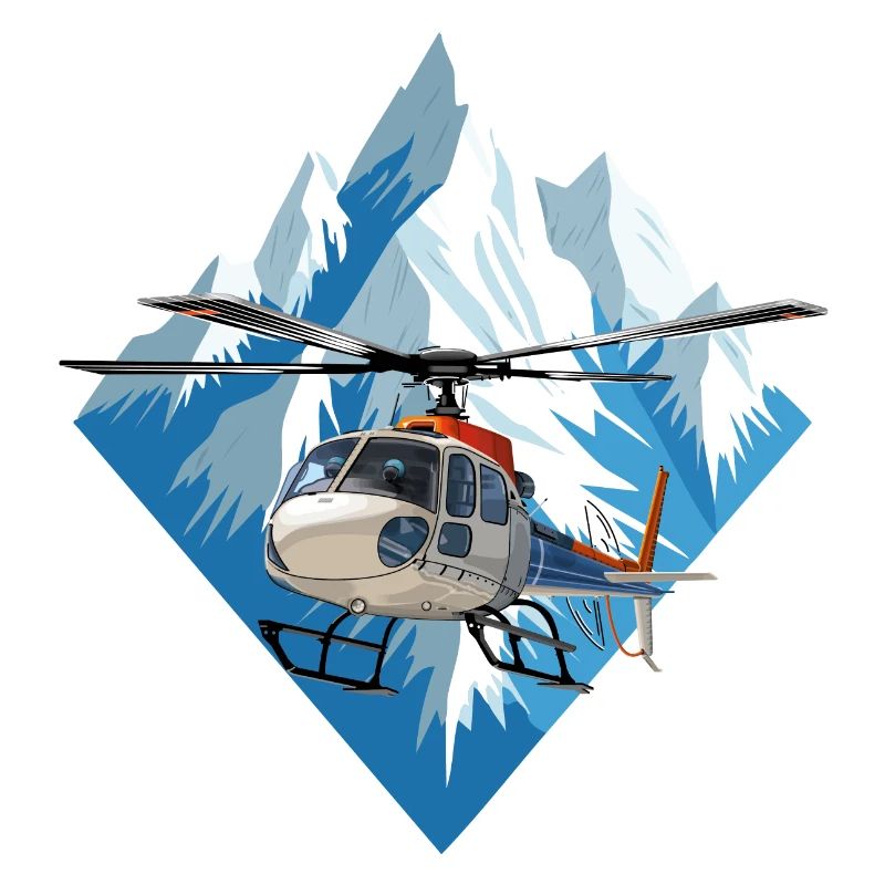 Hubschrauber im Wintereinsatz