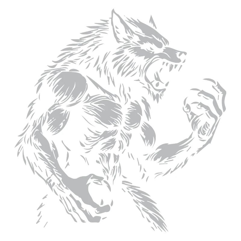 Grimmiger Warewolf Illustration