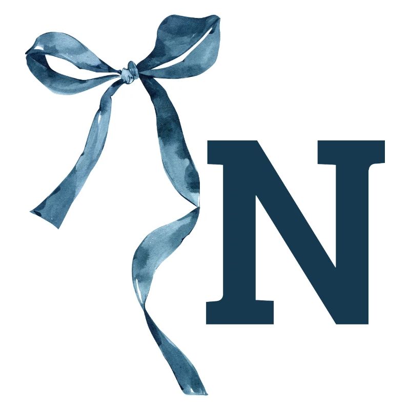 Monogramm n Geschenkidee