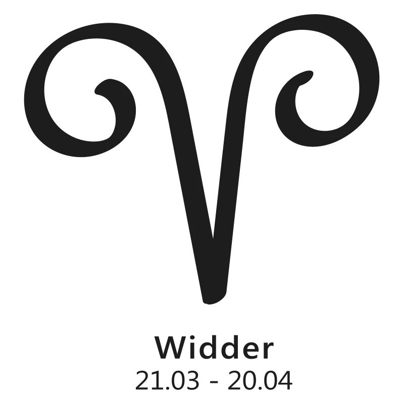 Widder Aries Symbol Sternzeichen