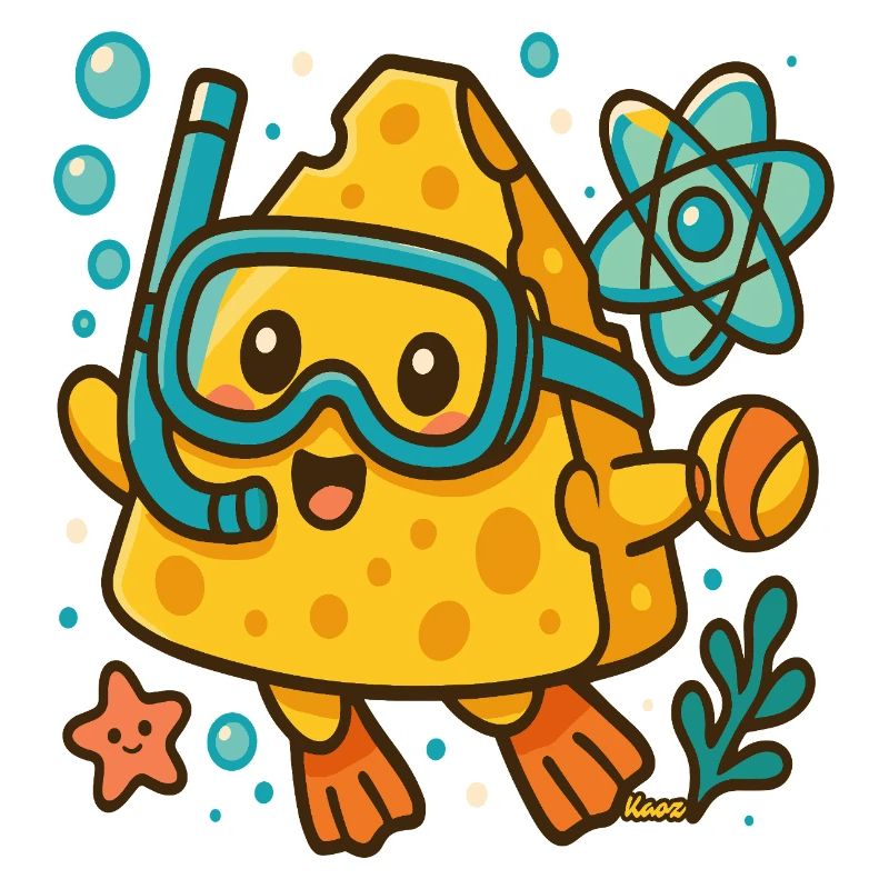 Käse  Unterwasser-Abenteuer