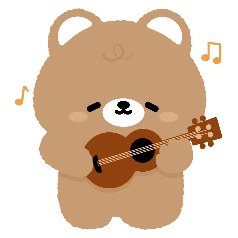 Bear Guitar Serenade