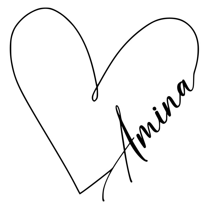 Amina Name Herzlinie