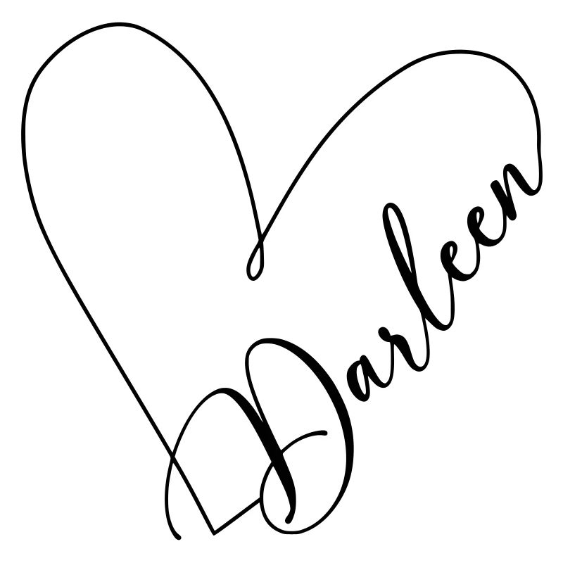 Darleen Name Heartline