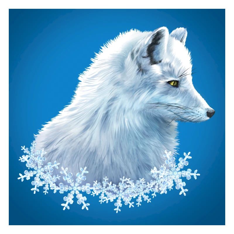 Poster Polarfuchs