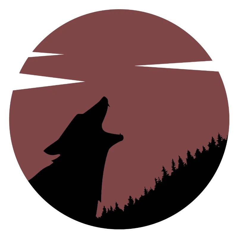 Das Wolfsrudel blutrot