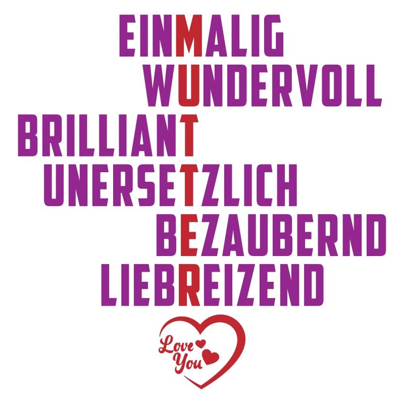 Muttertag Mutter Mama Mom Geschenkidee