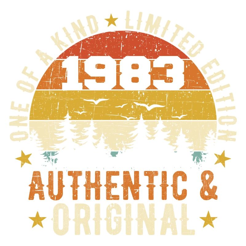 Original 1983 Birthday Gift 1983 Authentic