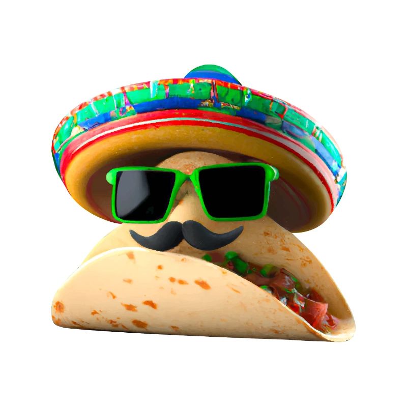 Taco Sonnenbrille Sombrero