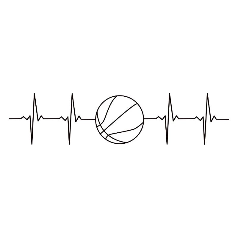 Basketball EKG Linien