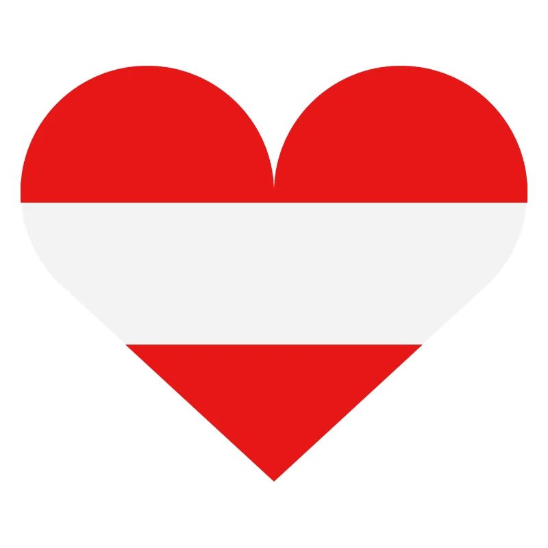 Österreichische Herzflagge