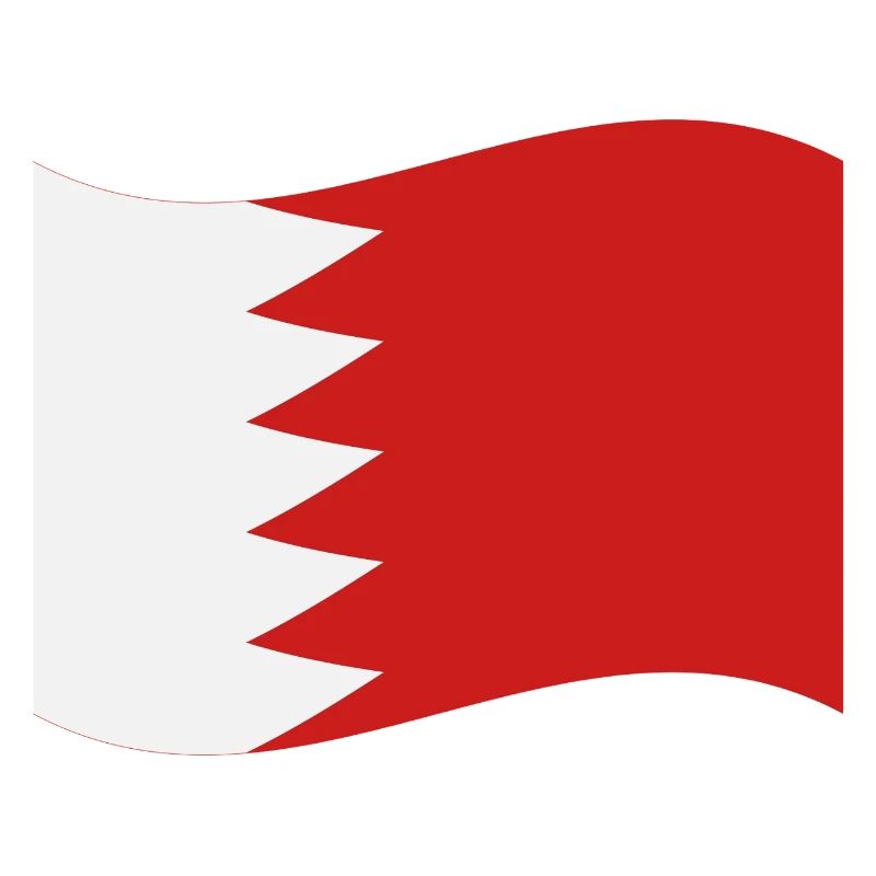 Bahrain-Flagge