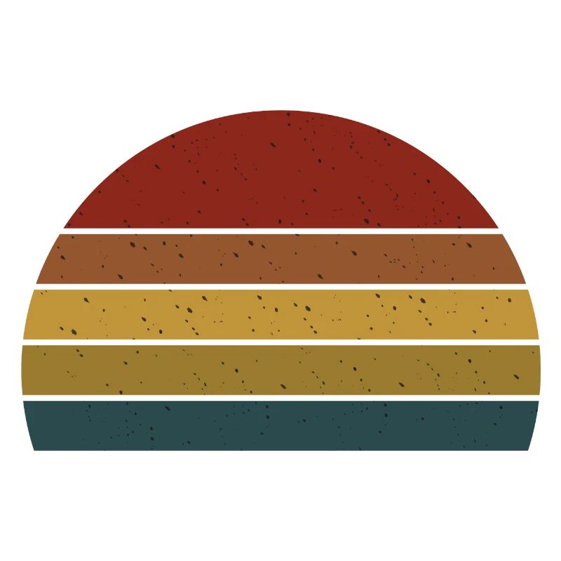 Retro Hintergrund Halbkreis