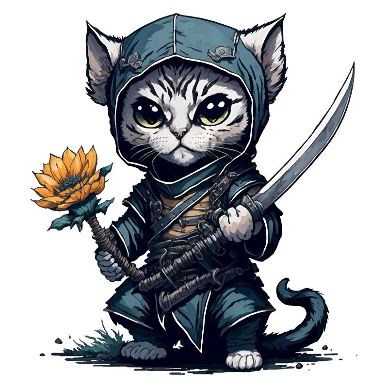 Le chat ninja