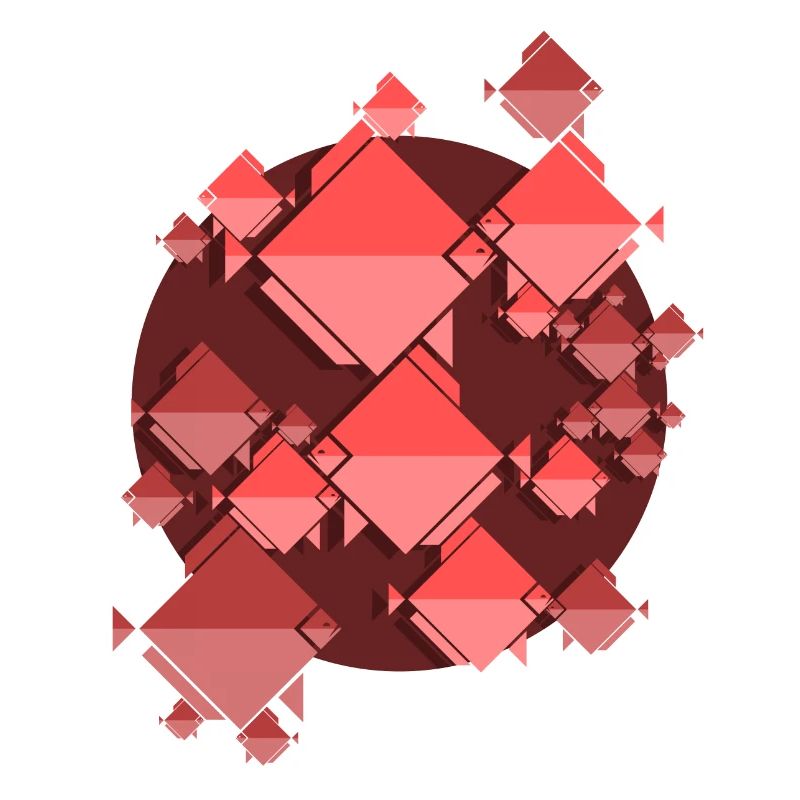 red fish swarm