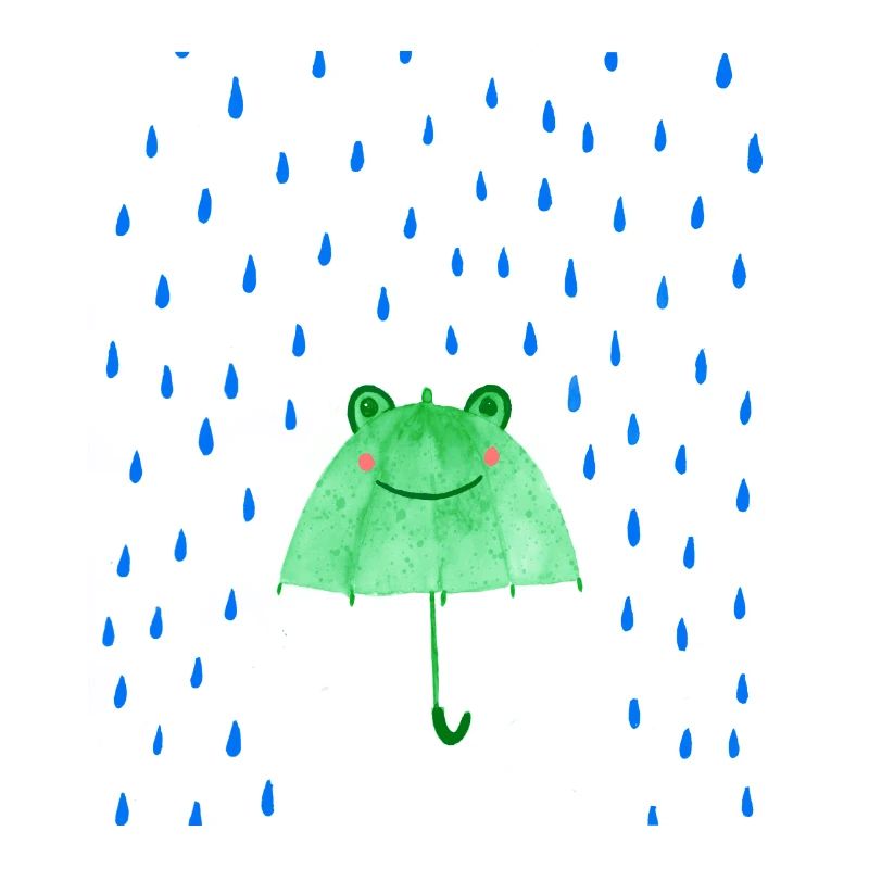 Frosch-Regenschirm