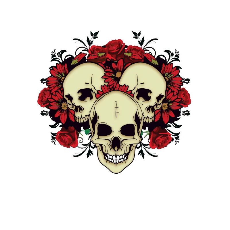 GOTHIC Skull Roses
