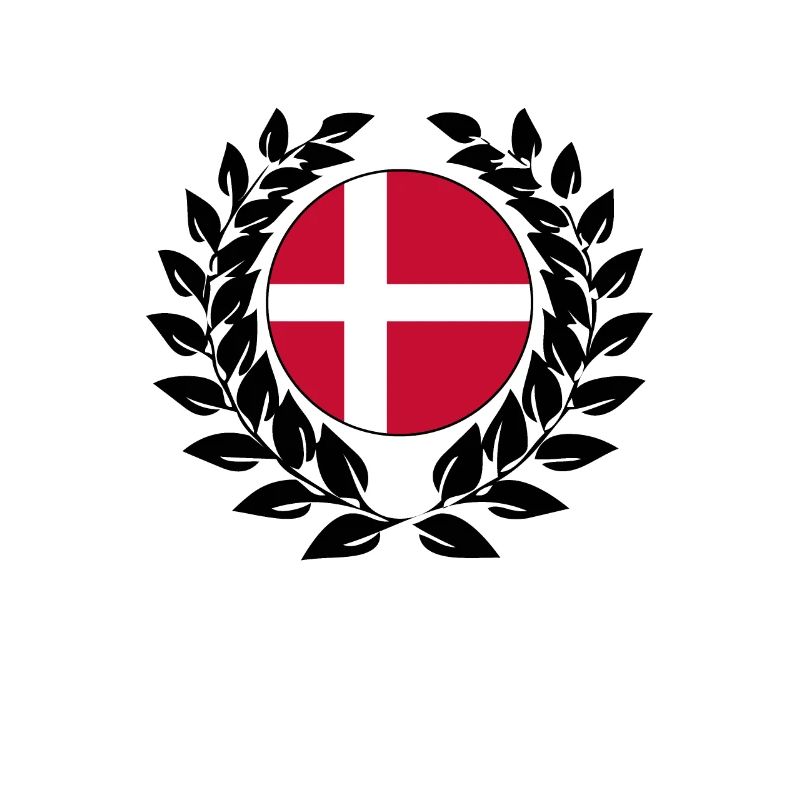 Danemark drapeau danois Drapeau drapeau laurier