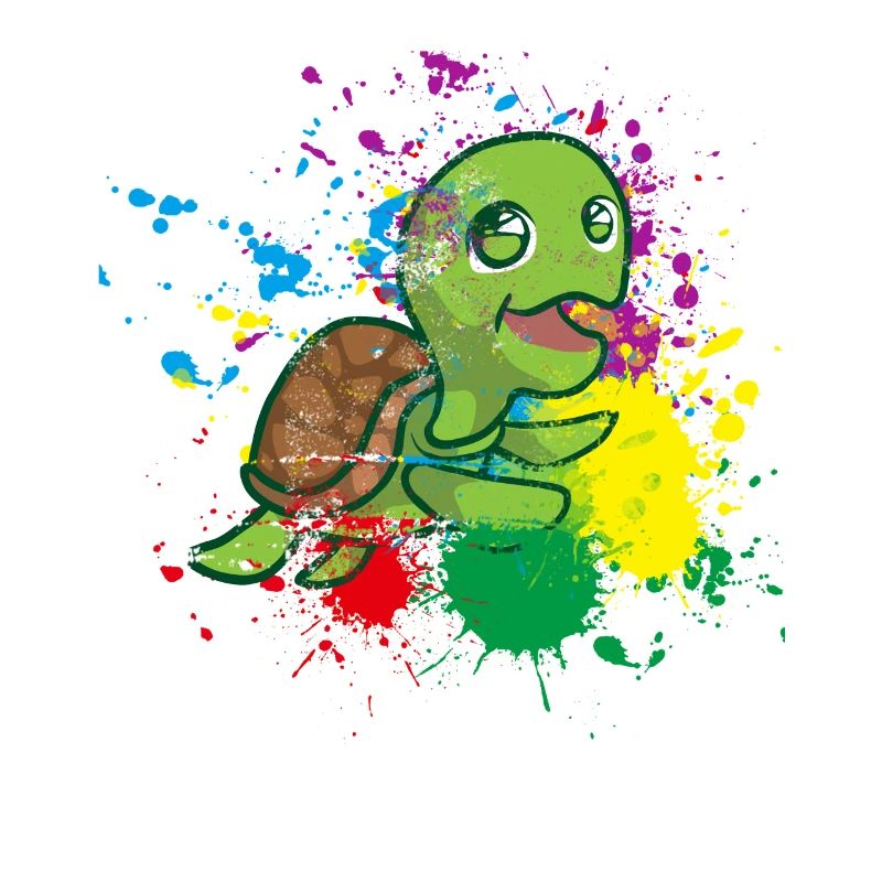 Farbige Schildkröte