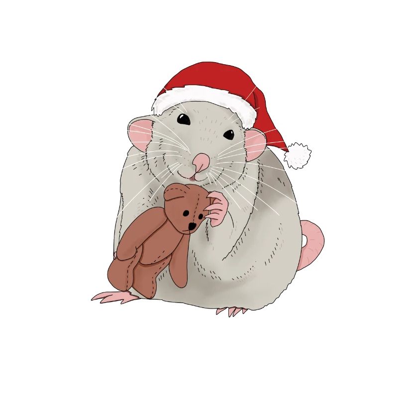 Weihnachtsratte