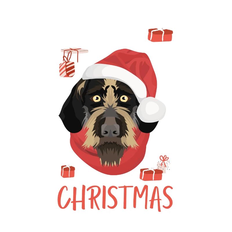 Deutsch Drahthaar Weihnachten