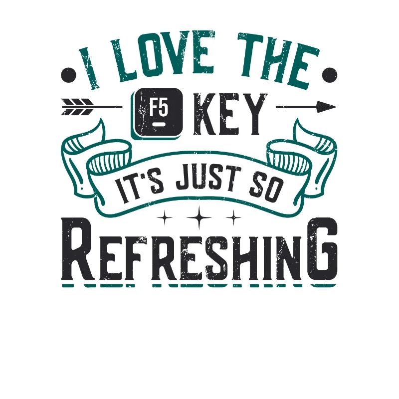 F5 key is refreshing, funny web designer