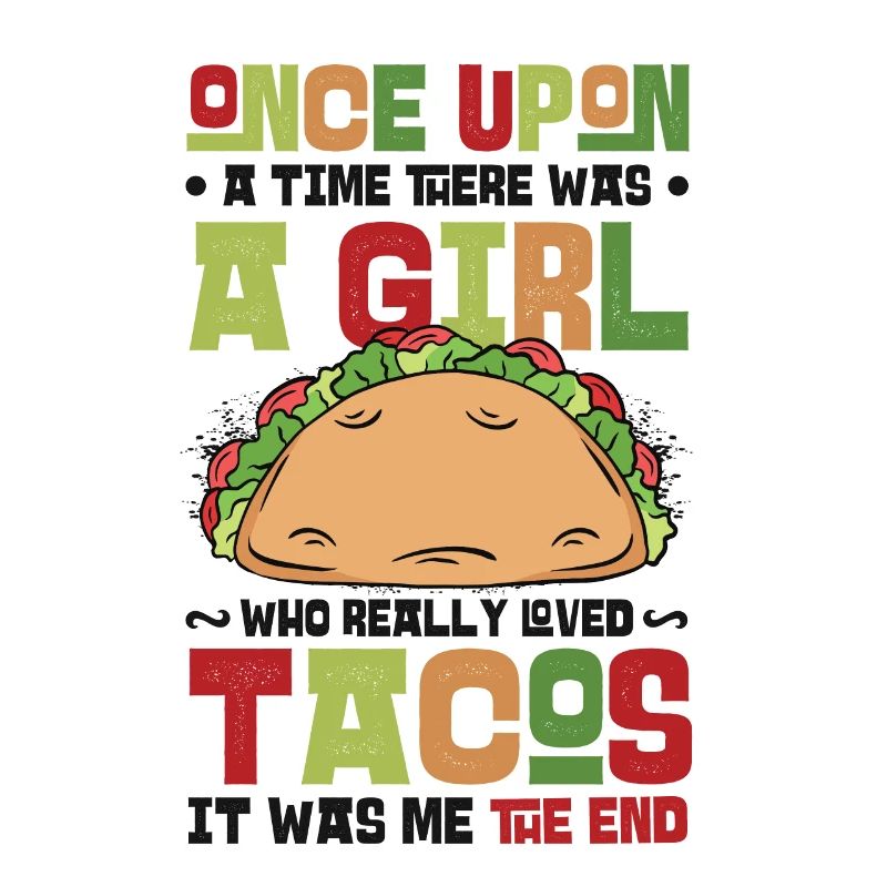 Mädchen liebt Tacos