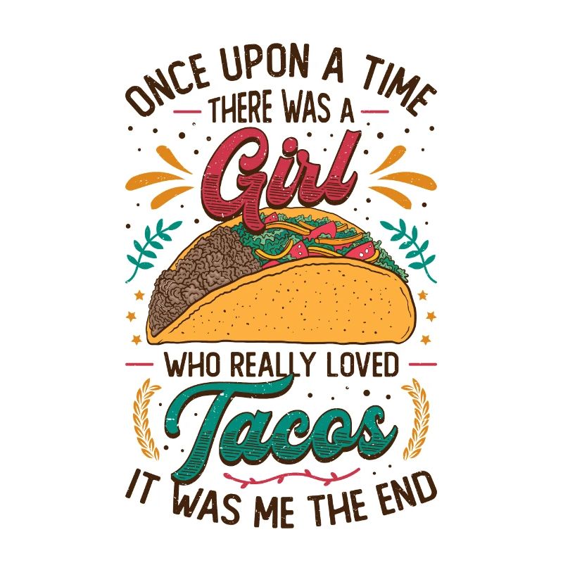 Mädchen liebt Tacos