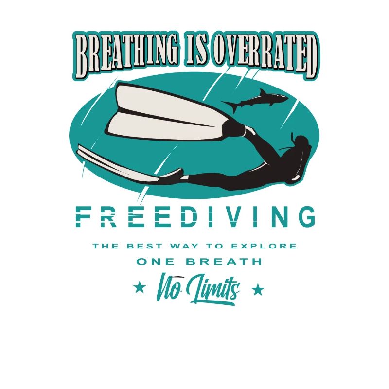 Freediving Apnoe Atmen wird überbewertet Geschenk