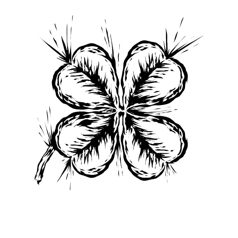 Kleeblatt Glücksbringer