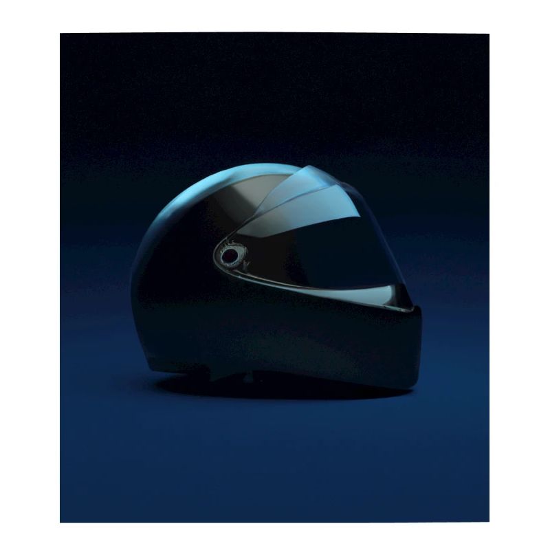Motorradfahrer Helm