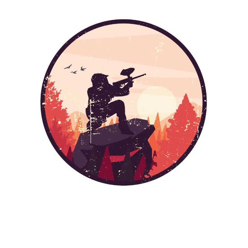 Paintball Paintballspieler