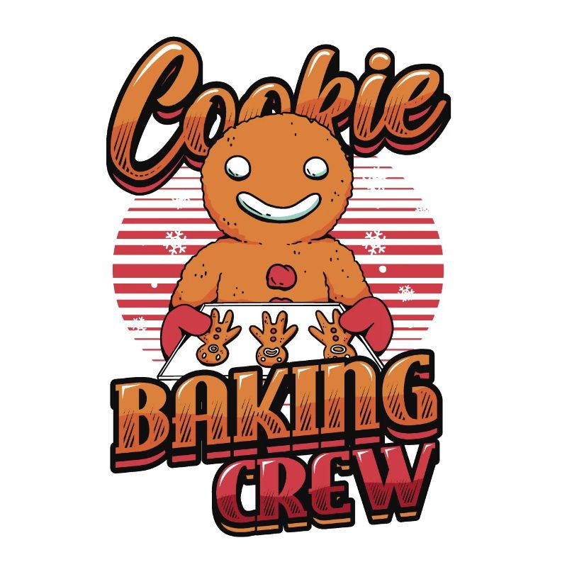 Cookie baking crew, Christmas, gingerbread.