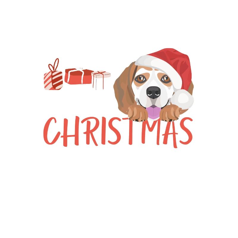 Beagle Frohe Weihnachten