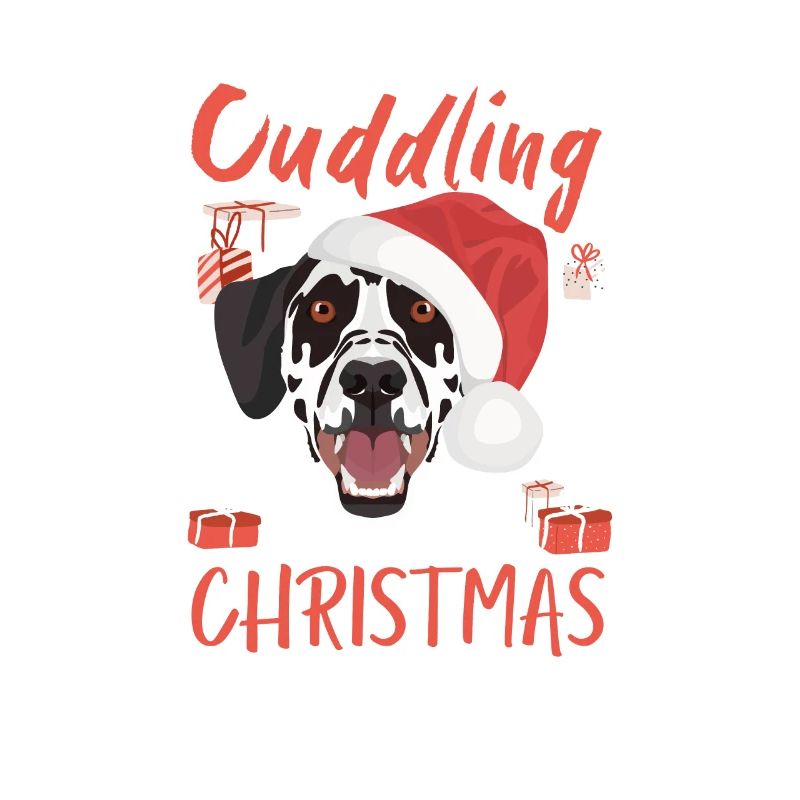 Dalmatiner Frohe Weihnachten