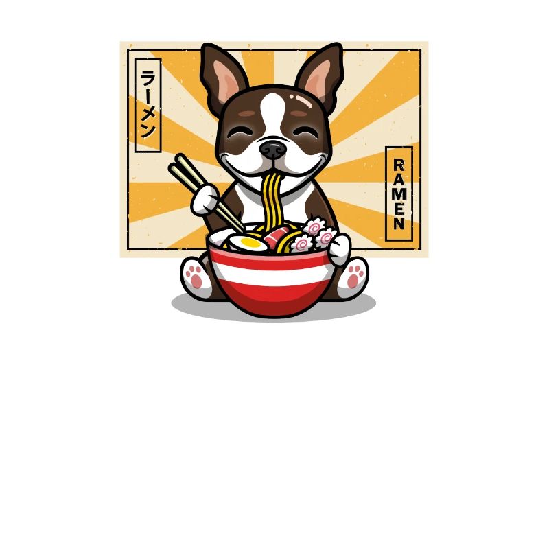 Brauner Boston Terrier