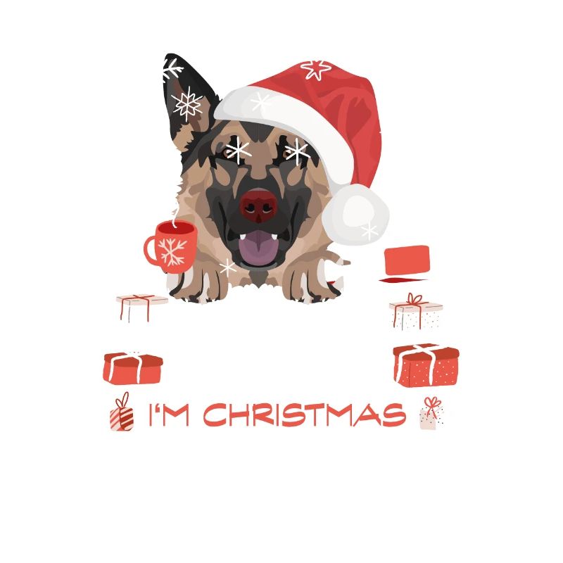 Deutscher Schäferhund Weihnachtsmarkt