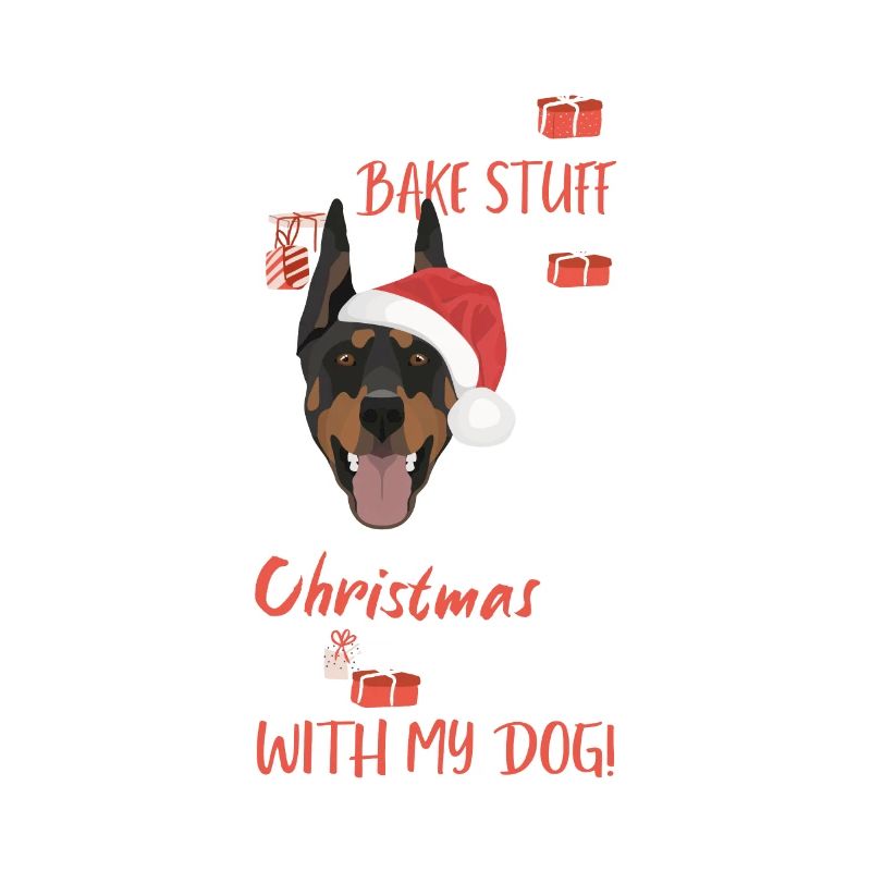 Dobermann Frohe Weihnachten